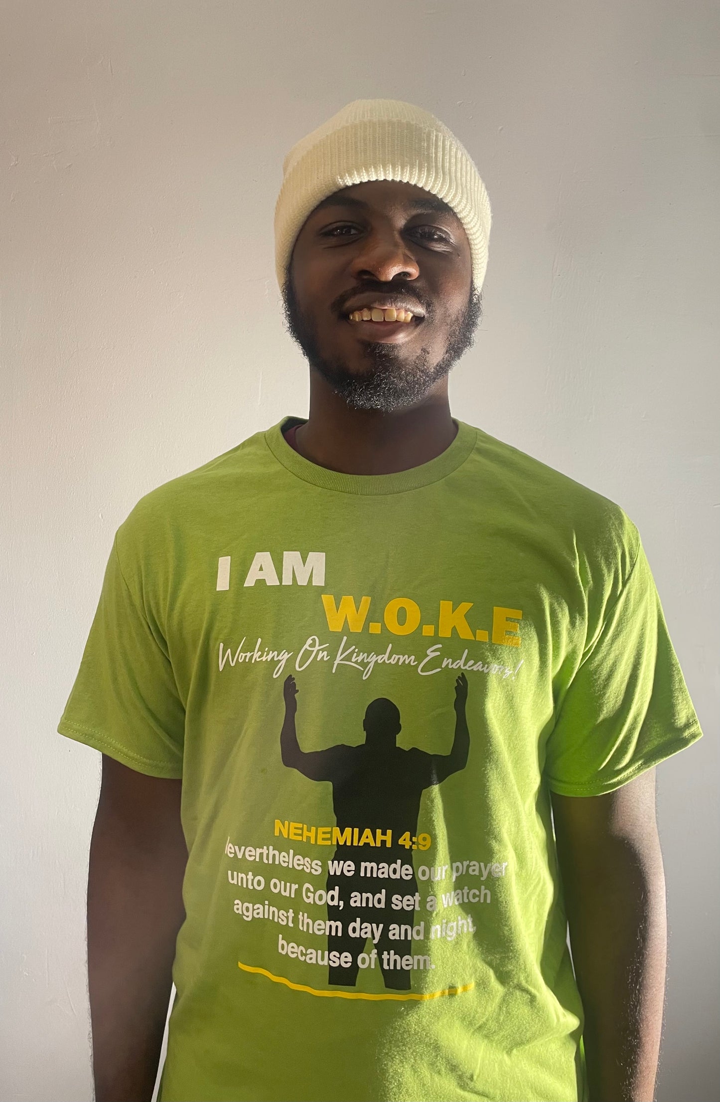 I AM WOKE short sleeve t-shirt ( Kiwi)